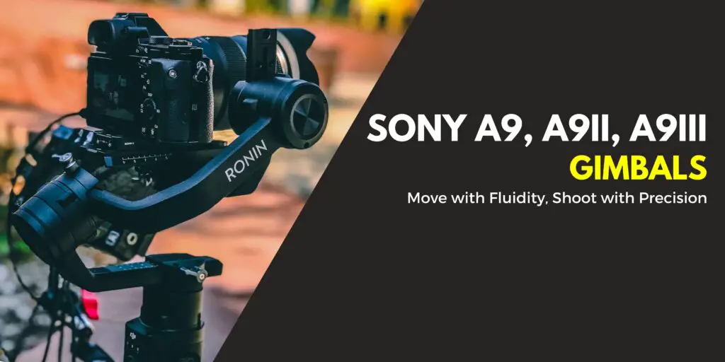 Gimbals For Sony A9, A9II, A9III